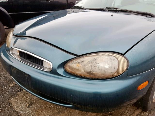 1MELM50U8VA645920 - 1997 MERCURY SABLE GS GREEN photo 9