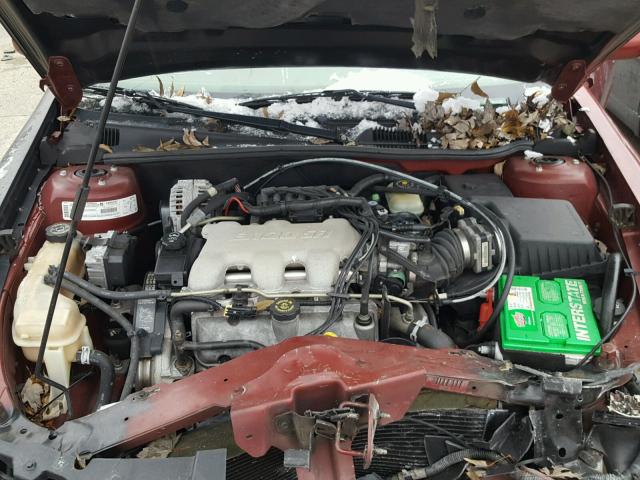 1G1NE52J82M560427 - 2002 CHEVROLET MALIBU LS 勃艮第红 照片 7