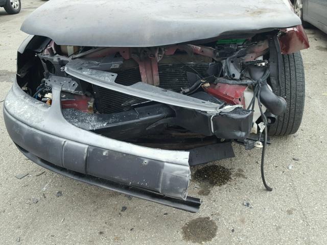 1G1NE52J82M560427 - 2002 CHEVROLET MALIBU LS 勃艮第红 照片 9