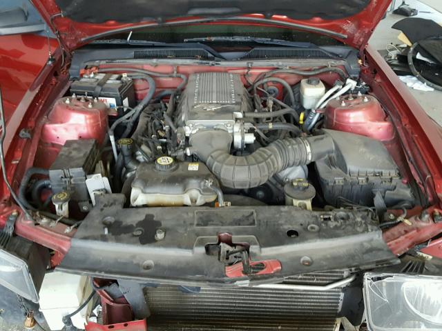 1ZVFT82HX75283388 - 2007 FORD MUSTANG GT RED photo 7