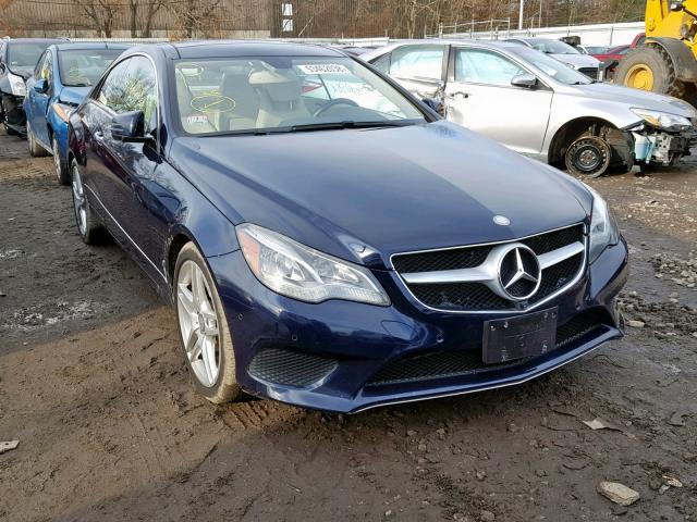 WDDKJ8JB7EF249670 - 2014 MERCEDES-BENZ E 350 4MAT BLUE photo 1