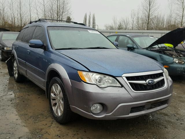 4S4BP86C884345247 - 2008 SUBARU OUTBACK 3. BLUE photo 1