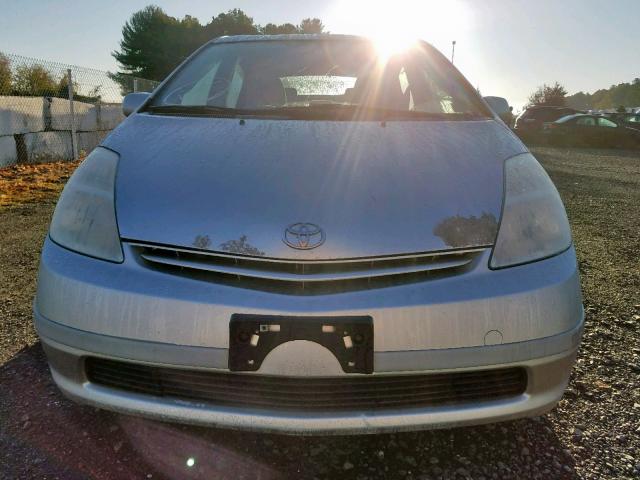 JTDKB22UX40075518 - 2004 TOYOTA PRIUS SILVER photo 9