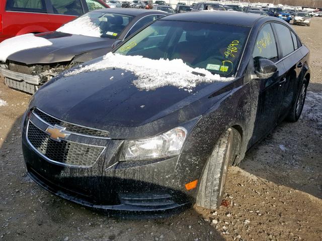 1G1PK5SC1C7146697 - 2012 CHEVROLET CRUZE ECO BLACK photo 2