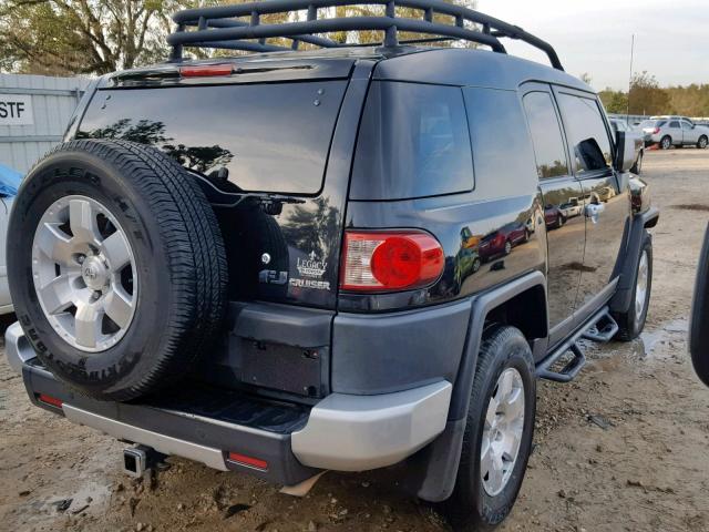 JTEZU11FX8K004007 - 2008 TOYOTA FJ CRUISER BLACK photo 4