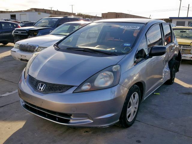 JHMGE8H29AS010695 - 2010 HONDA FIT SILVER photo 2