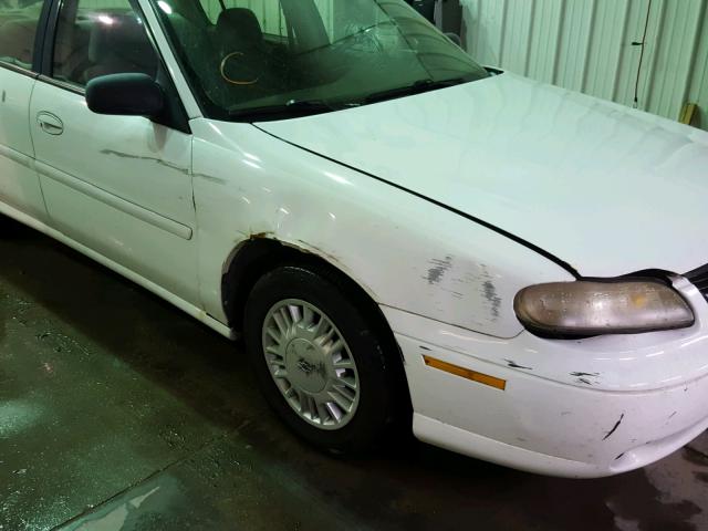 1G1ND52J1Y6106245 - 2000 CHEVROLET MALIBU WHITE photo 9