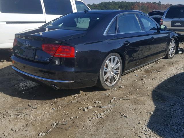 WAURMAFD5EN002622 - 2014 AUDI A8 L TDI BLACK photo 4