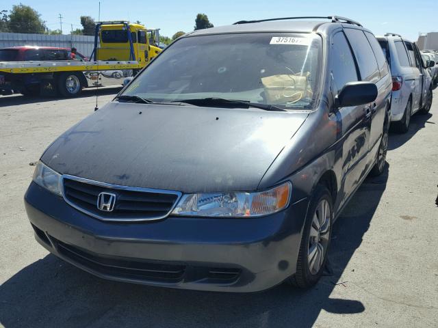 5FNRL18594B104367 - 2004 HONDA ODYSSEY LX GRAY photo 2