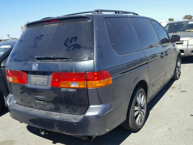 5FNRL18594B104367 - 2004 HONDA ODYSSEY LX GRAY photo 4