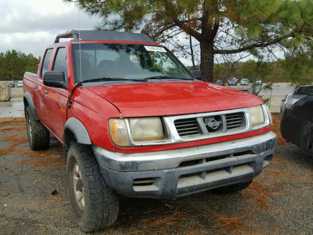 1N6ED27Y1YC397923 - 2000 NISSAN FRONTIER C RED photo 1