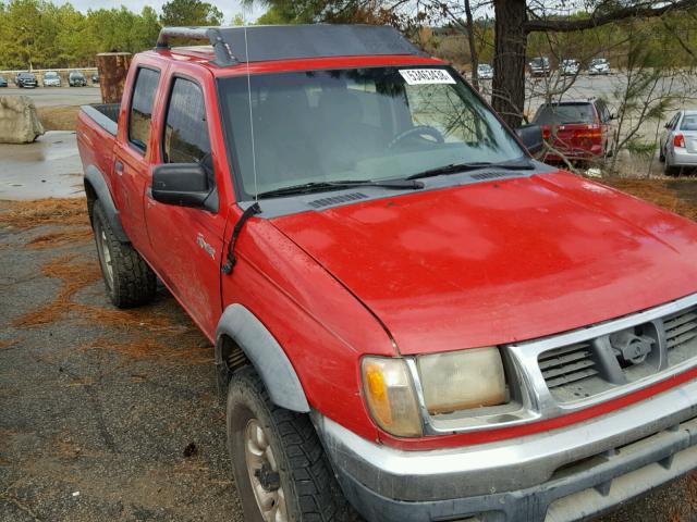 1N6ED27Y1YC397923 - 2000 NISSAN FRONTIER C RED photo 9