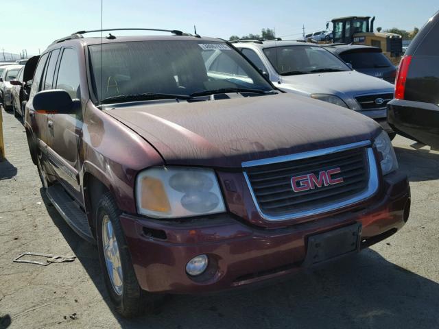 1GKDT13S442285960 - 2004 GMC ENVOY MAROON photo 1