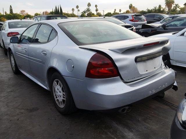 2G2WP522241317326 - 2004 PONTIAC GRAND PRIX SILVER photo 3
