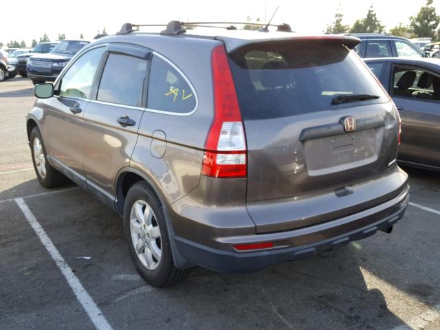 5J6RE3H44BL024475 - 2011 HONDA CR-V SE BROWN photo 3