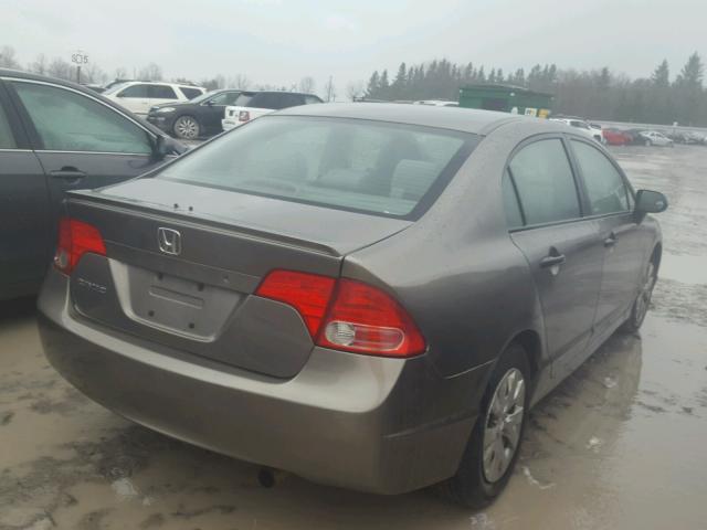 2HGFA16258H101775 - 2008 HONDA CIVIC DX GRAY photo 4