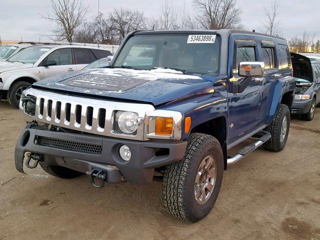 5GTDN136868134928 - 2006 HUMMER H3 BLUE photo 2