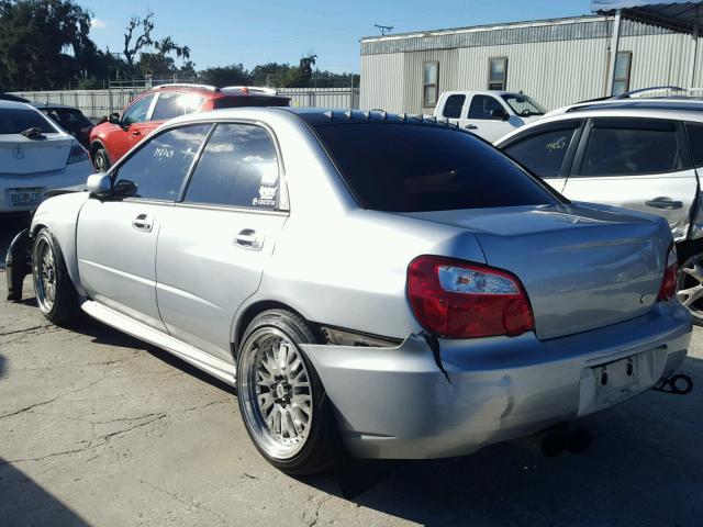 JF1GD29664G513178 - 2004 SUBARU IMPREZA WR SILVER photo 3