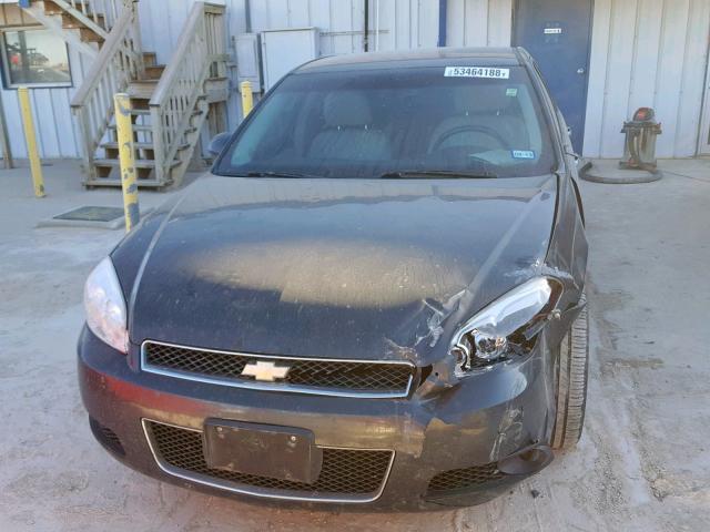 2G1WC5E32D1123108 - 2013 CHEVROLET IMPALA LTZ GRAY photo 9