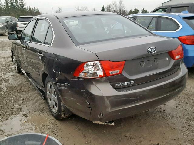 KNAGG4A81A5401161 - 2010 KIA OPTIMA LX BLACK photo 3