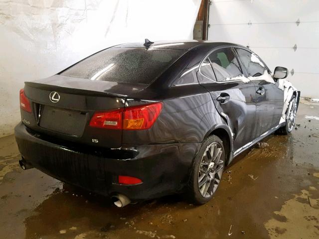 JTHCK262582021713 - 2008 LEXUS IS 250 BLACK photo 4