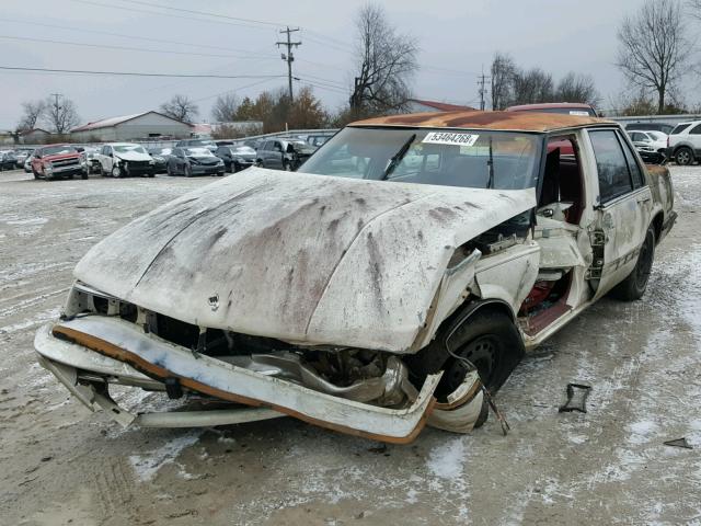 1G4HP54C0MH479278 - 1991 BUICK LESABRE CU WHITE photo 2