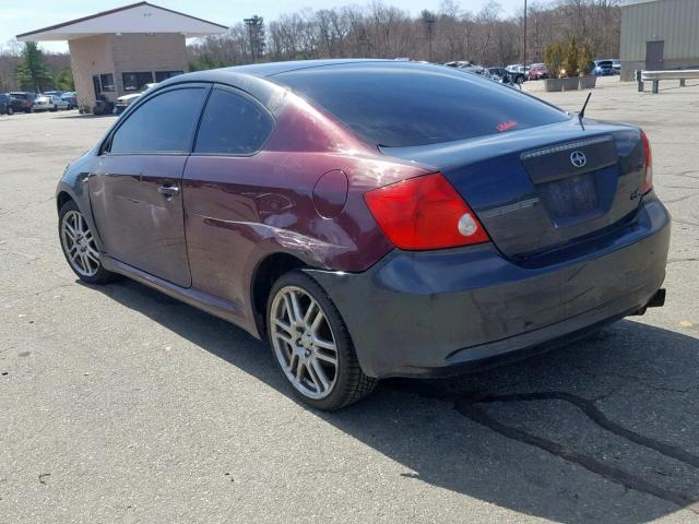 JTKDE177870194727 - 2007 TOYOTA SCION TC ნაცრისფერი ფოტო 3