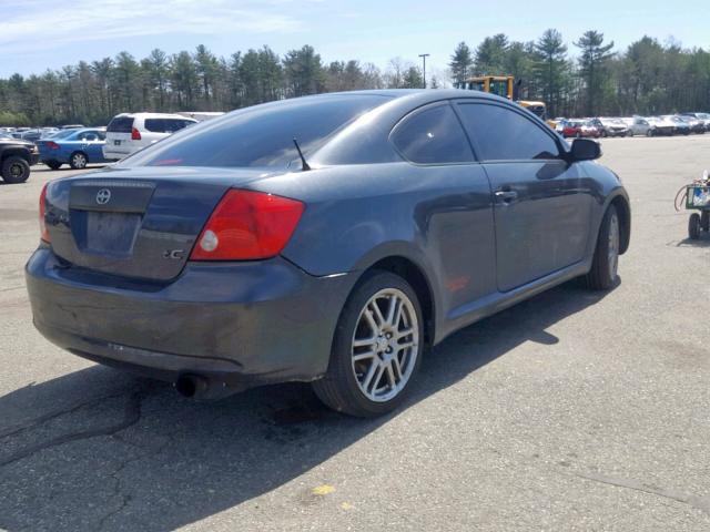 JTKDE177870194727 - 2007 TOYOTA SCION TC ნაცრისფერი ფოტო 4