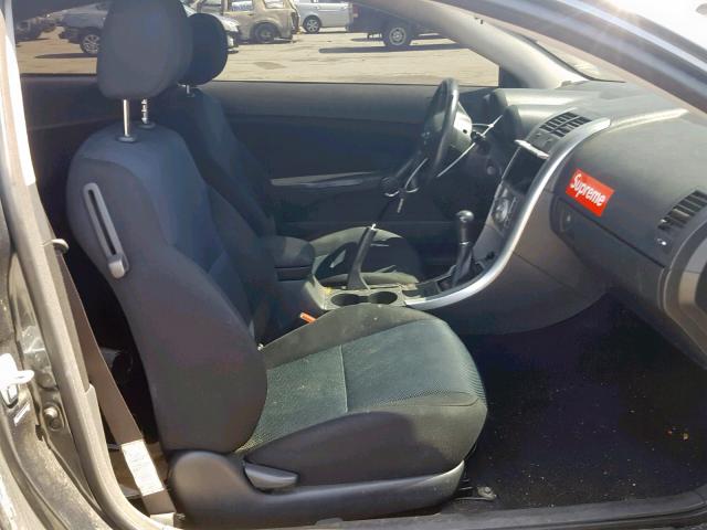 JTKDE177870194727 - 2007 TOYOTA SCION TC ნაცრისფერი ფოტო 5