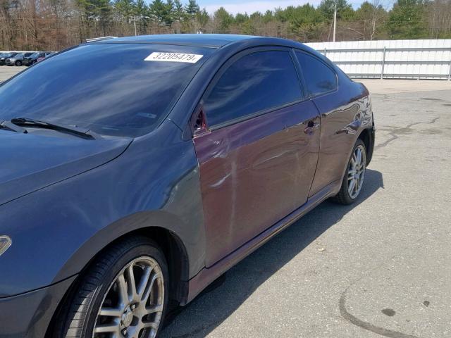 JTKDE177870194727 - 2007 TOYOTA SCION TC ნაცრისფერი ფოტო 9