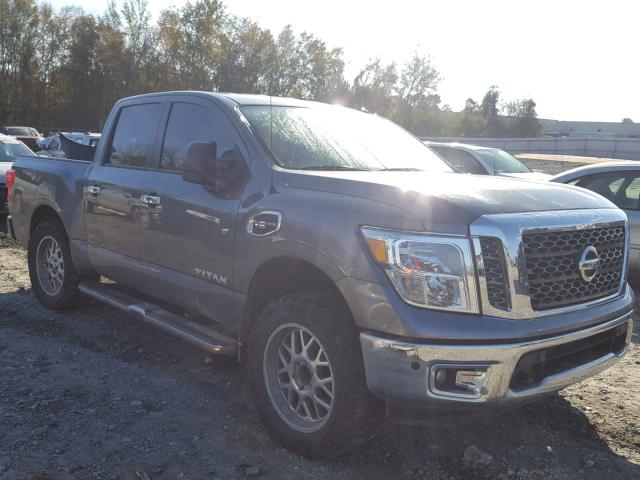 1N6AA1E55HN519231 - 2017 NISSAN TITAN SV GRAY photo 1