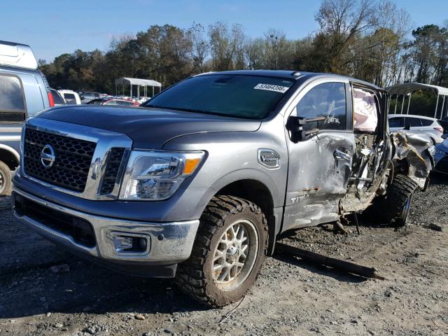 1N6AA1E55HN519231 - 2017 NISSAN TITAN SV GRAY photo 2