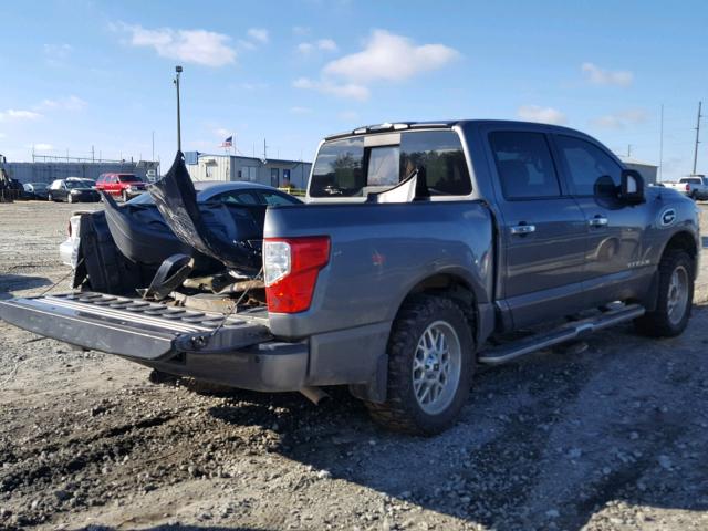 1N6AA1E55HN519231 - 2017 NISSAN TITAN SV GRAY photo 4