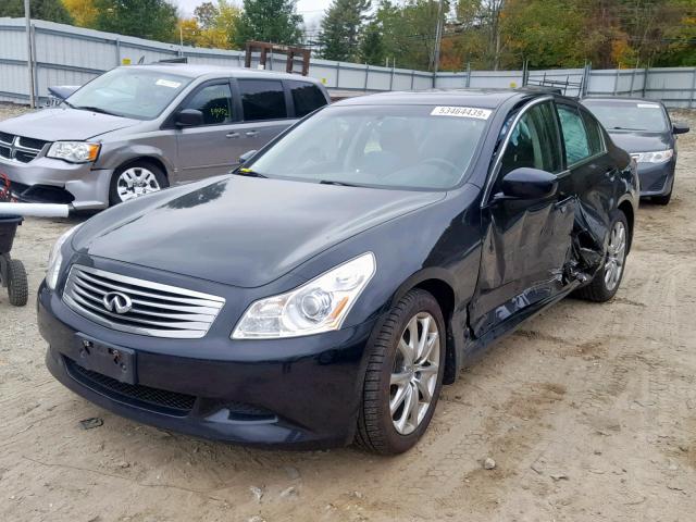 JNKCV61F29M051508 - 2009 INFINITI G37 BLACK photo 2