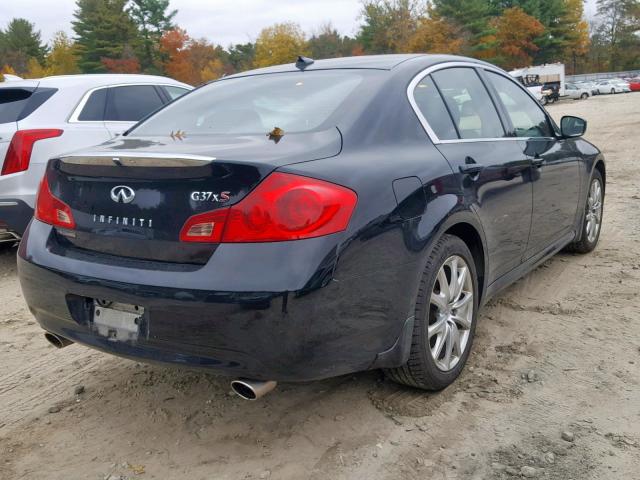 JNKCV61F29M051508 - 2009 INFINITI G37 BLACK photo 4