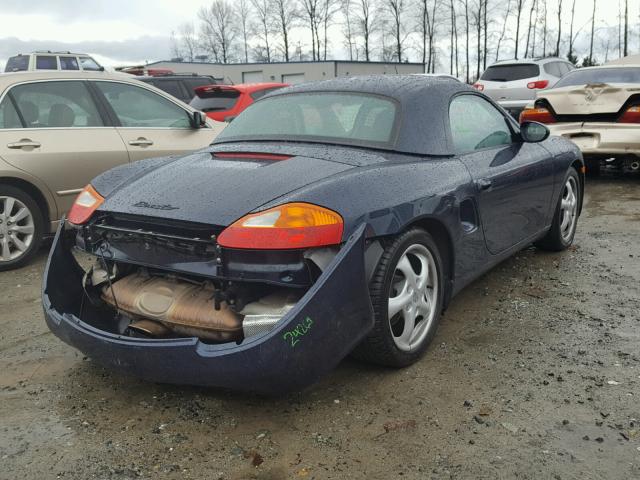 WP0CA2985XU624720 - 1999 PORSCHE BOXSTER BLUE photo 4