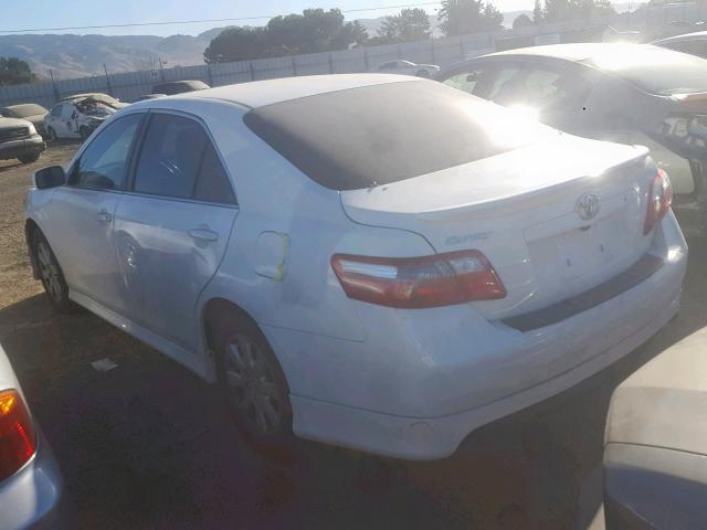 4T1BE46K09U799807 - 2009 TOYOTA CAMRY BASE WHITE photo 3