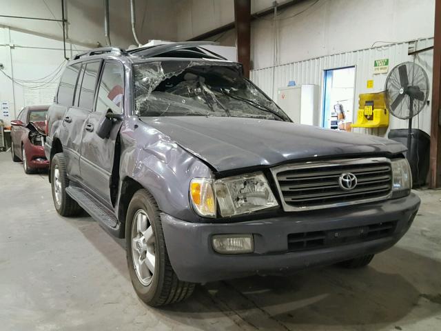 JTEHT05J052076563 - 2005 TOYOTA LAND CRUIS GRAY photo 1