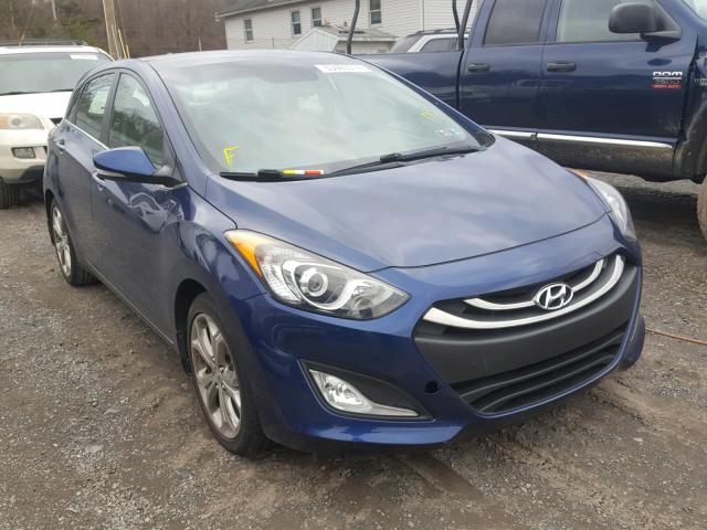 KMHD35LE5DU090978 - 2013 HYUNDAI ELANTRA GT BLUE photo 1