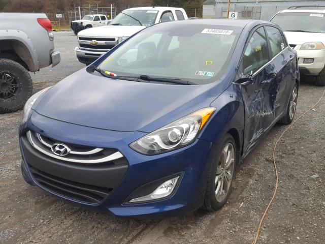 KMHD35LE5DU090978 - 2013 HYUNDAI ELANTRA GT BLUE photo 2