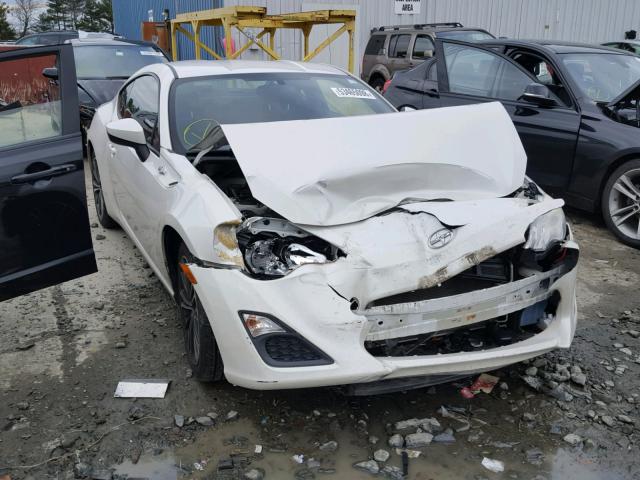 JF1ZNAA10D2717567 - 2013 TOYOTA SCION FR-S WHITE photo 1