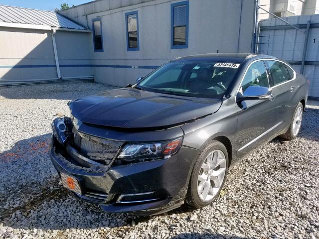 2G1165S38F9175787 - 2015 CHEVROLET IMPALA LTZ GRAY photo 2