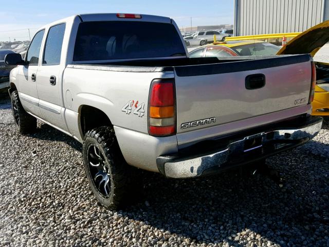 2GTEK13V861230394 - 2006 GMC NEW SIERRA SILVER photo 3