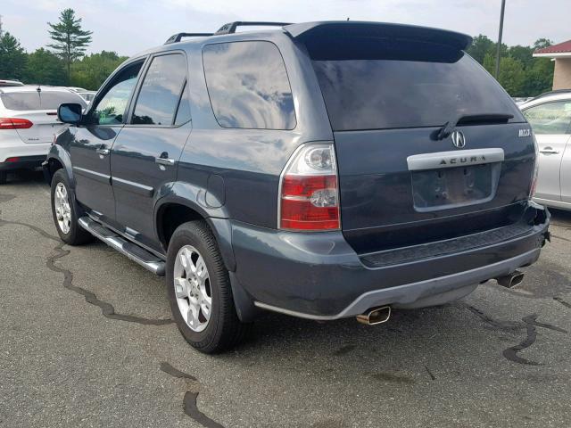 2HNYD18846H540943 - 2006 ACURA MDX TOURIN GRAY photo 3