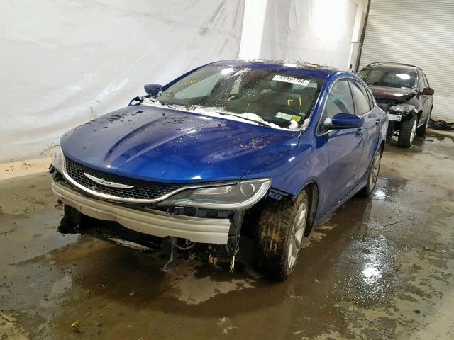 1C3CCCAB3FN669367 - 2015 CHRYSLER 200 LIMITE BLUE photo 2