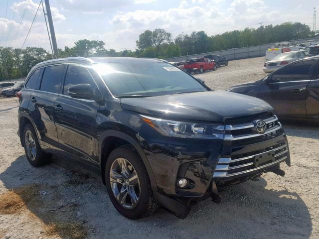 5TDDZRFH9JS910222 - 2018 TOYOTA HIGHLANDER BLACK photo 1