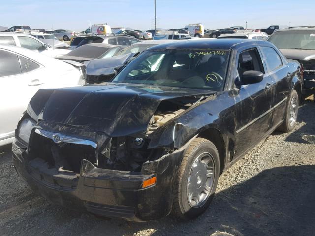 2C3KA43R07H726636 - 2007 CHRYSLER 300 BLACK photo 2