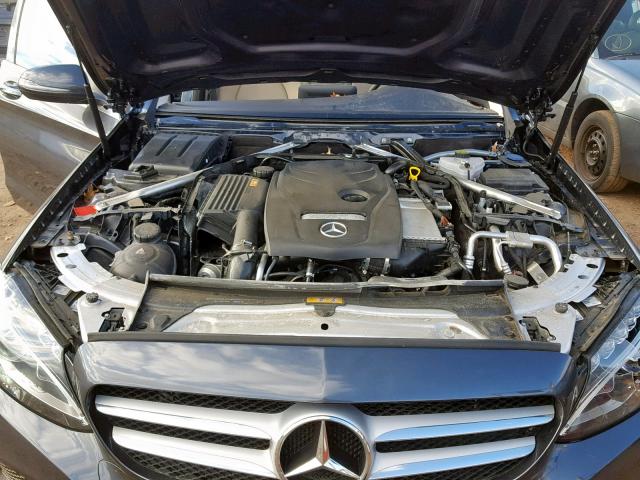 WDDWF4KB3GR182609 - 2016 MERCEDES-BENZ C 300 4MAT GRAY photo 7