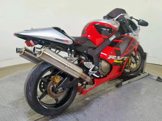 JH2SC45353M301409 - 2003 HONDA RVT1000 R RED photo 8