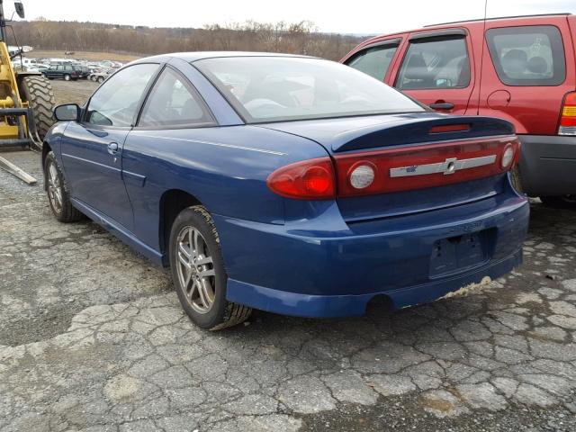 1G1JH12F137216030 - 2003 CHEVROLET CAVALIER L BLUE photo 3